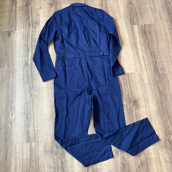 NEW Outerknown Utility Coveralls S.E.A Jumpsuit Navy Blue Sz S - Picture 13 of 13